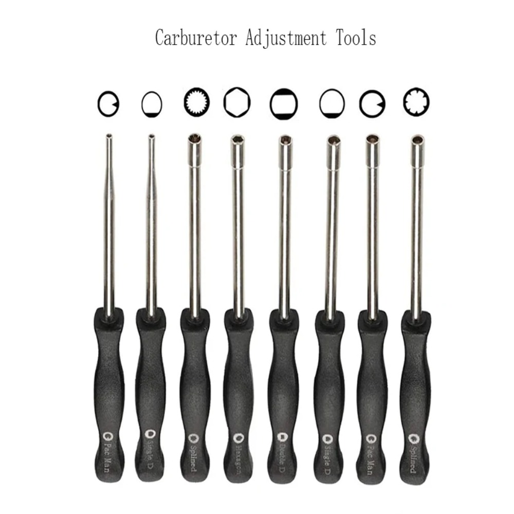 Carburetor Carb Adjustment Hand Tool Pac Man Double Hexagon Hex Socket Screwdriver Driver Chainsaw Speed Adjustment Repair Tool