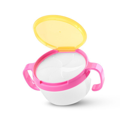 1Pc Baby Plastic Snack Bowl High spring, summer, autumn, winter Snacks Storage Box Kids Feeding Bowl