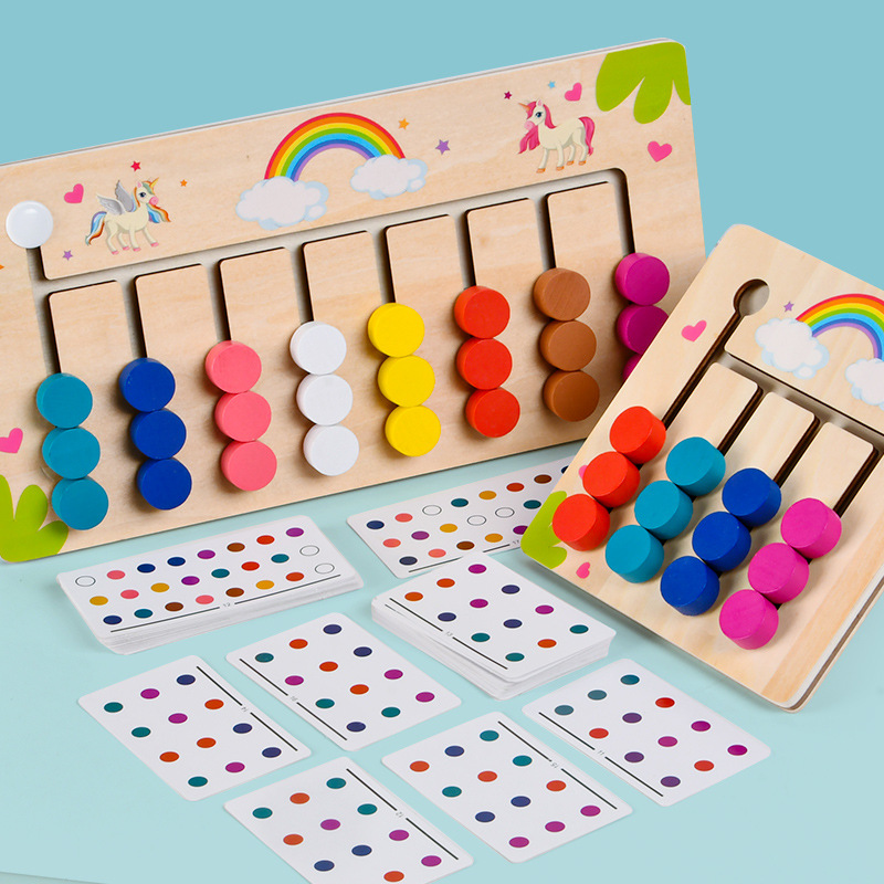 Wooden Dinosaur Jigsaw Puzzle Toys Montessori Peg Puzzle Game Kids Toddler 3D Wood Early Learning Educational Toys For