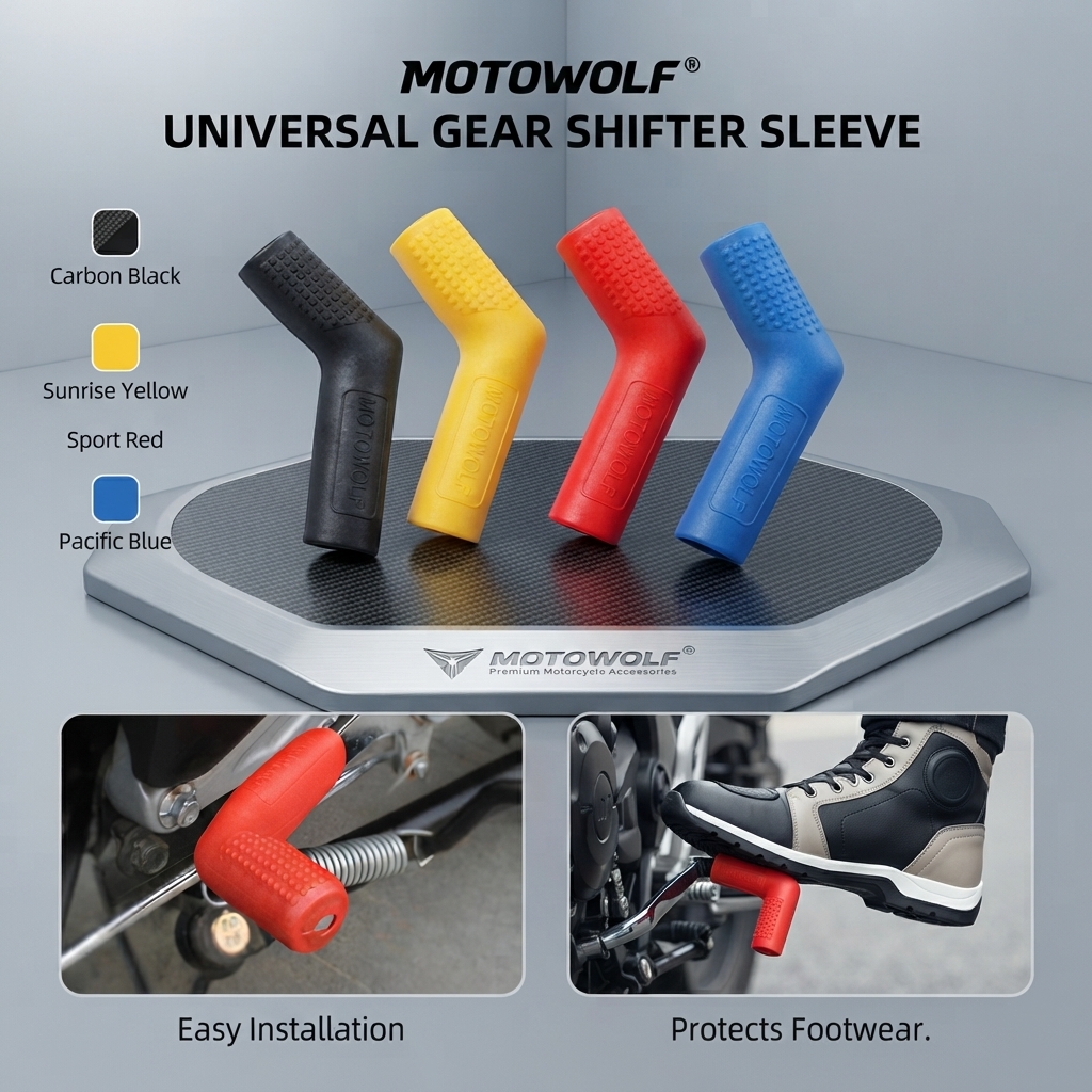 Motorcycle Gear Shift lever cover Sock Gear Shifter Boot Shoe Shift Case Protectors Covers Sportbike Dirt Bike(1 pack)