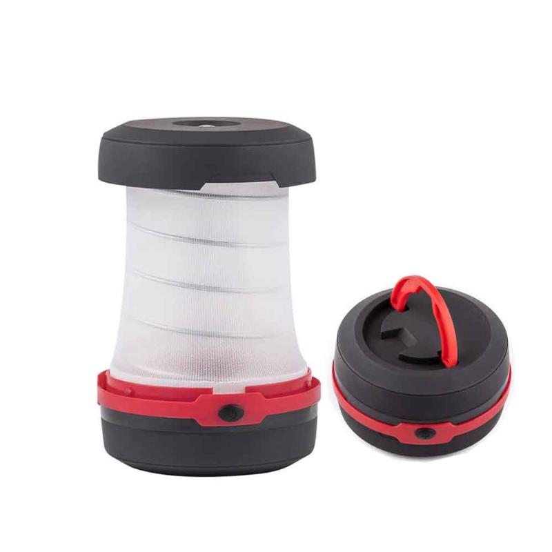 Portable Telescopic Foldable LED Camping Light - Emergency Night Tent Light with AA Battery Compatible (Batteries Not Included)