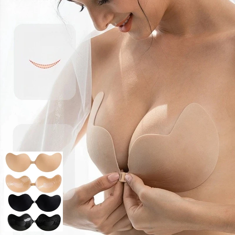 Invisible Stick-On Lift Bra, Strapless & Seamless Push Up Anti-convex Bra, Women's Lingerie & Underwear Accessories