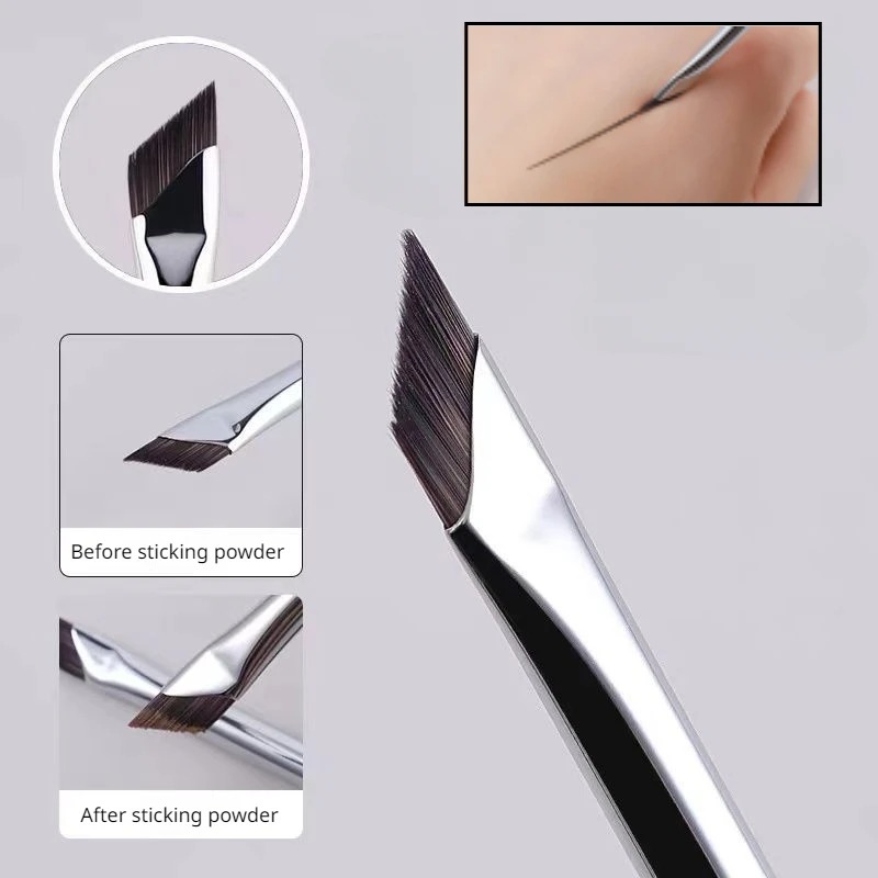 Upgrade Blade Eyeliner Brush Ultra Thin Fine Angle Flat Eyebrow Brush Under The Eyes Place Precise Detail Brush