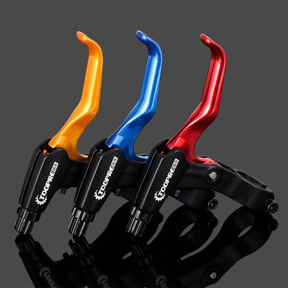 1Pair Aluminum Alloy Ultralight Bicycle BMX Brake Handle MTB Mountain Bike Cycling Brake Levers V/Disc Brake Lever