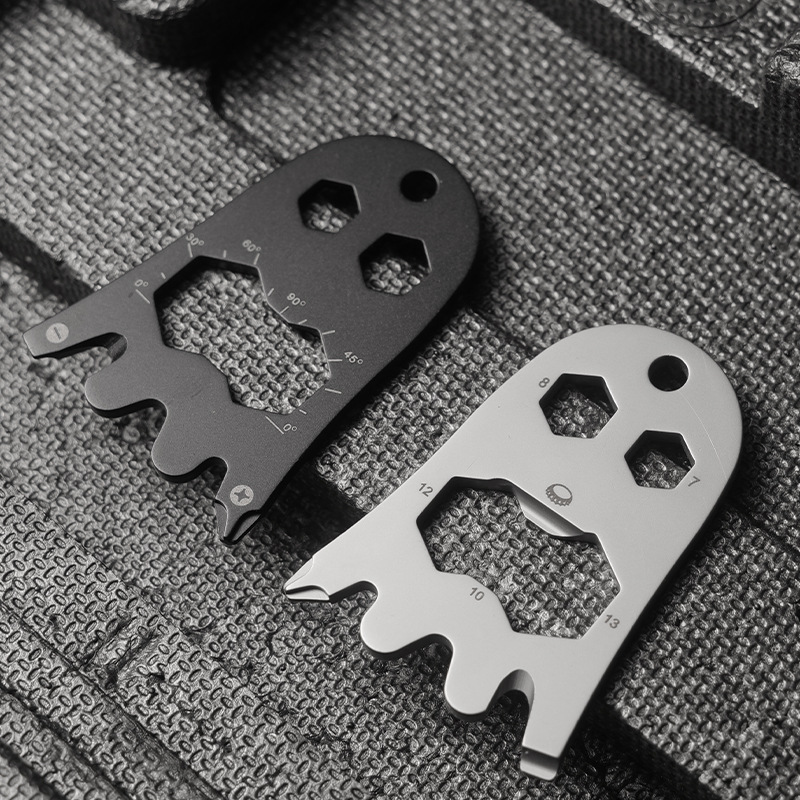 Multifunctional Stainless Steel Screws Bottle Opener Outdoor EDC Tools Creative Halloween Ghost Styling Tool Card Gifts Pendant pen gpt
