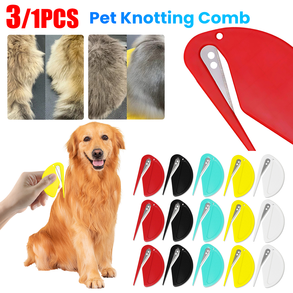 New Cat Dog Comb Pet Open Knot Comb Cat Puppy Hair Fur Shedding Grooming Trimmer Comb For Pet Grooming And Hair Removal