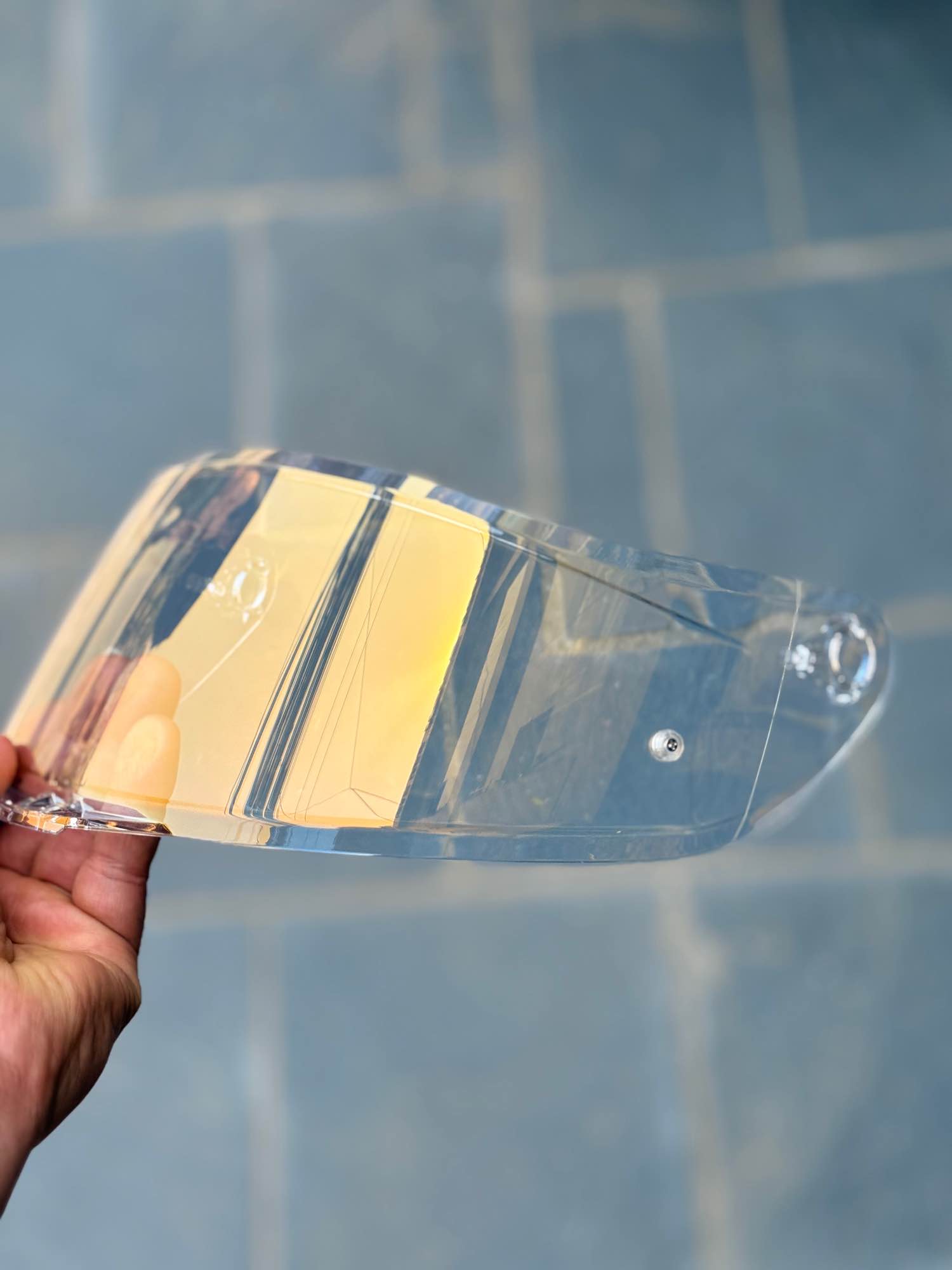 Agv Replica Agv k1 Clear Gold Night vision visor