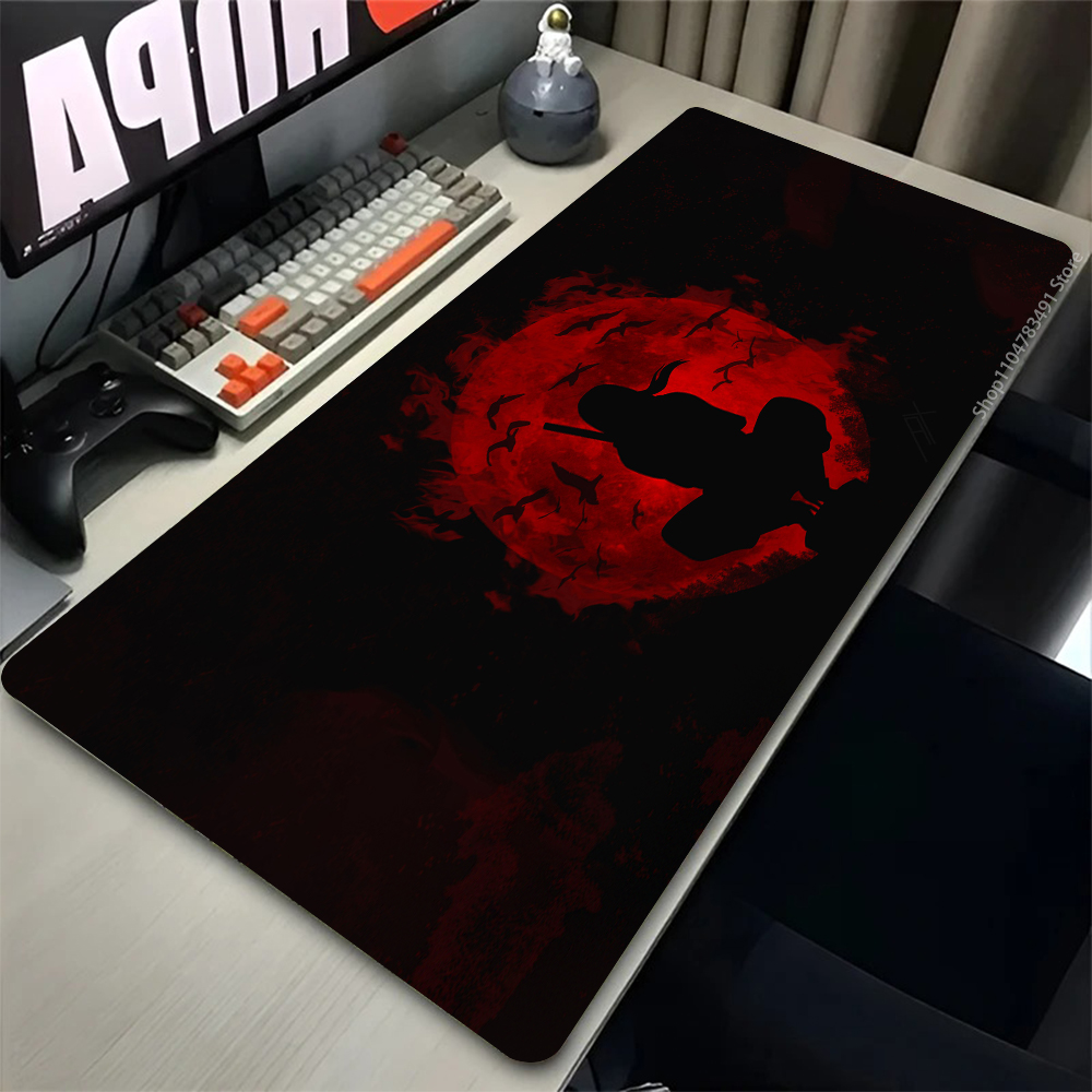 Naruto Itachi Uchiha Mouse Pads Gamer PC Computer Large XXL Desk Mat Keyboard Anime Gaming Accessories Mousepad Carpet