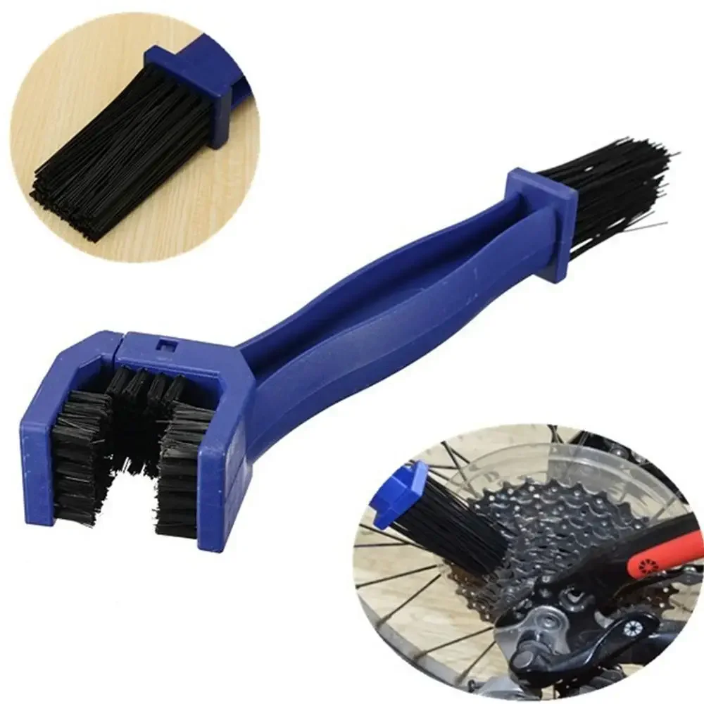 Motorcycle Chain Cleaning Brushes Portable Chain Cleaner Motor Bicycle Scrubber Repair Tool Motorbike Maintenance Tools Port