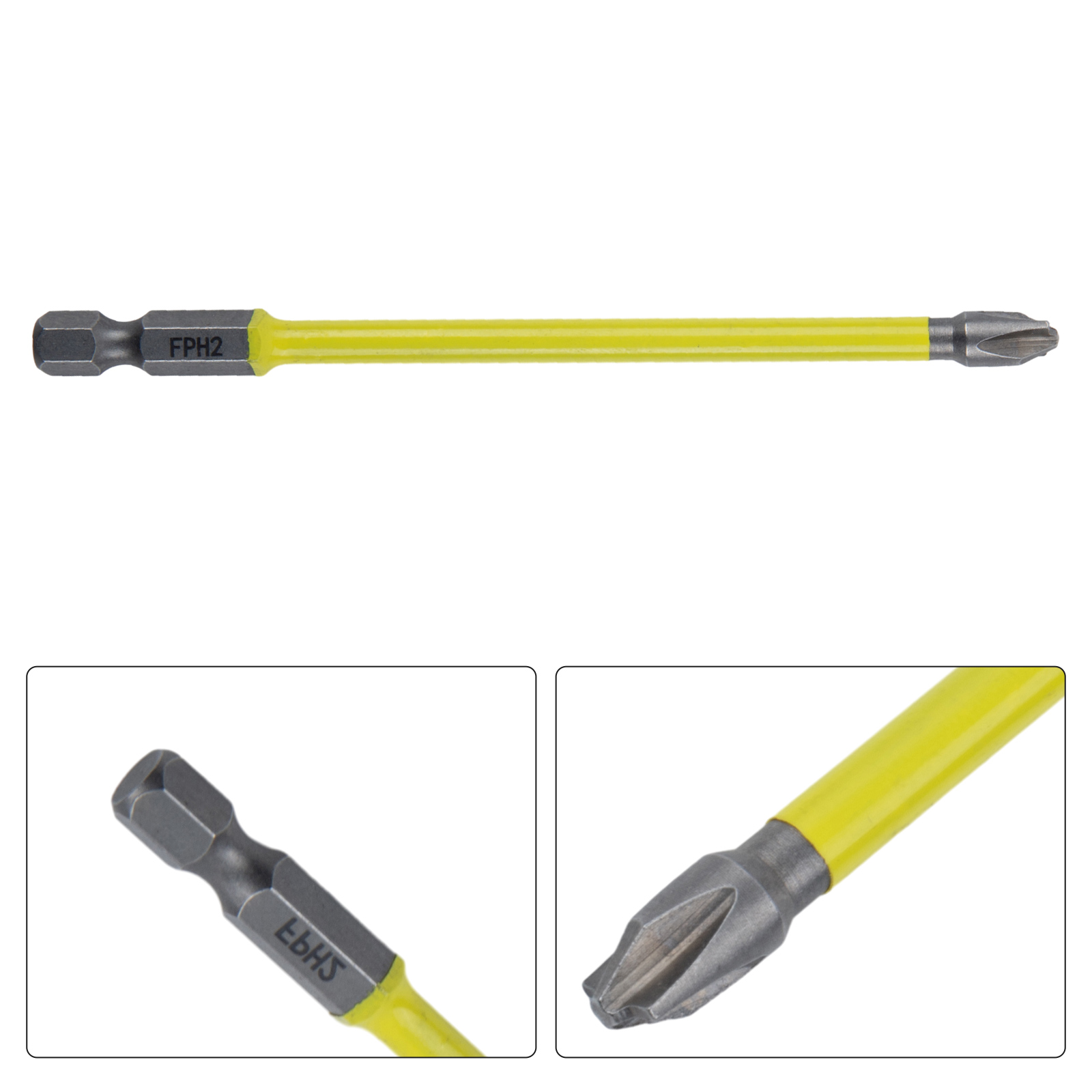 6pcs 65/100mm Magnetic Special Slotted Cross Screwdriver Bit For Electrician FPZ 65-110mm Special Cross Screwdriver Bit