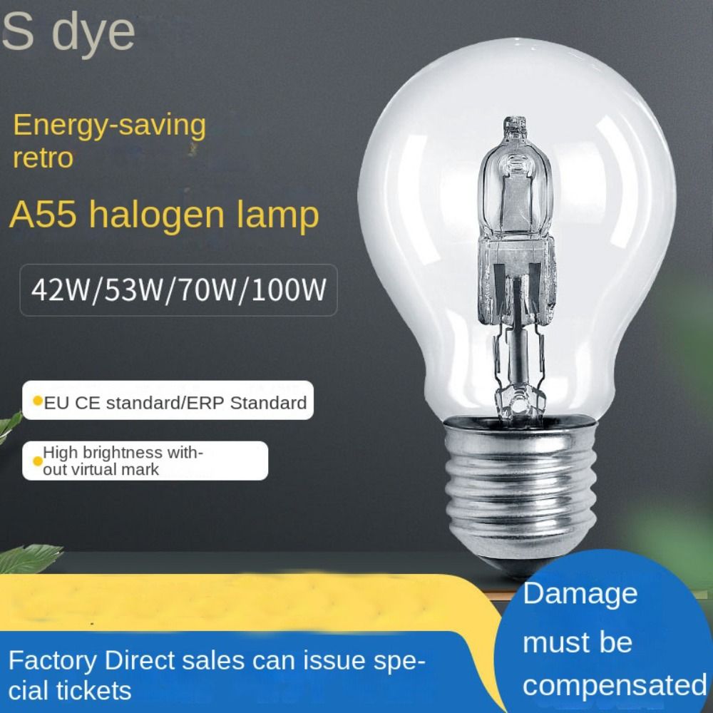 eye protection Downlight Spot Halogen Bulbs 28W-100W A55 Replace E27 Light Lamps Reflector