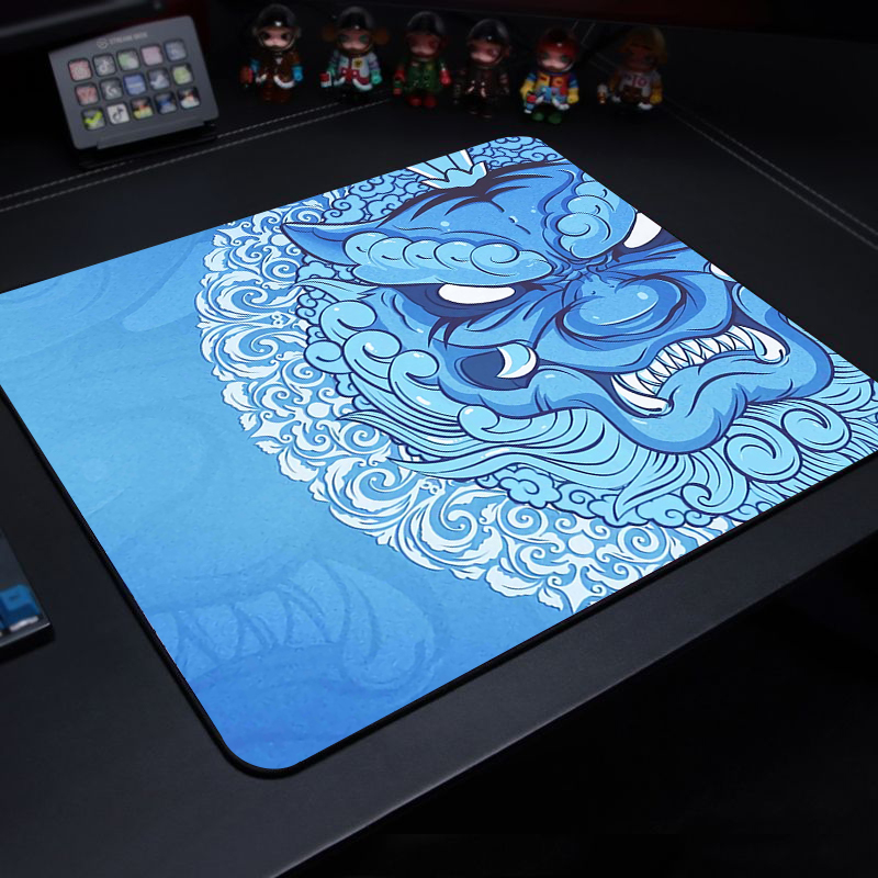 Cute E-Sports Tiger Cartoon Mouse Pad, Non-Slip Gaming Keyboard Desk Mat for Laptop & Office Desk Protection