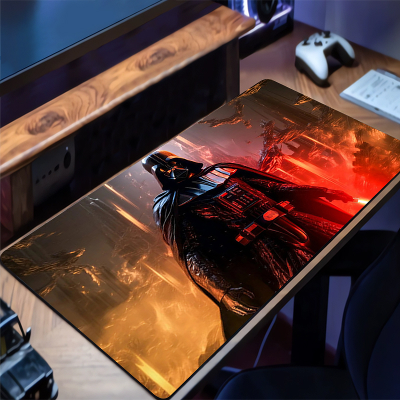 Computer Varmilo Keyboard 90x40cm Mouse Pad S-Star Wars Anime Gaming Accessories Table XXL Gamer Carpet Desk Mat Soft Mousepad