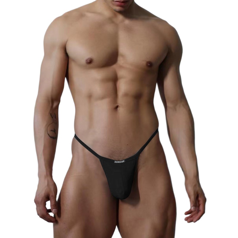 CMENIN 1Pcs Men's Thongs Low Waist Sissy Single Thong Gay Men Jockstrap Panties Breathable Man Underwear Thong and G String