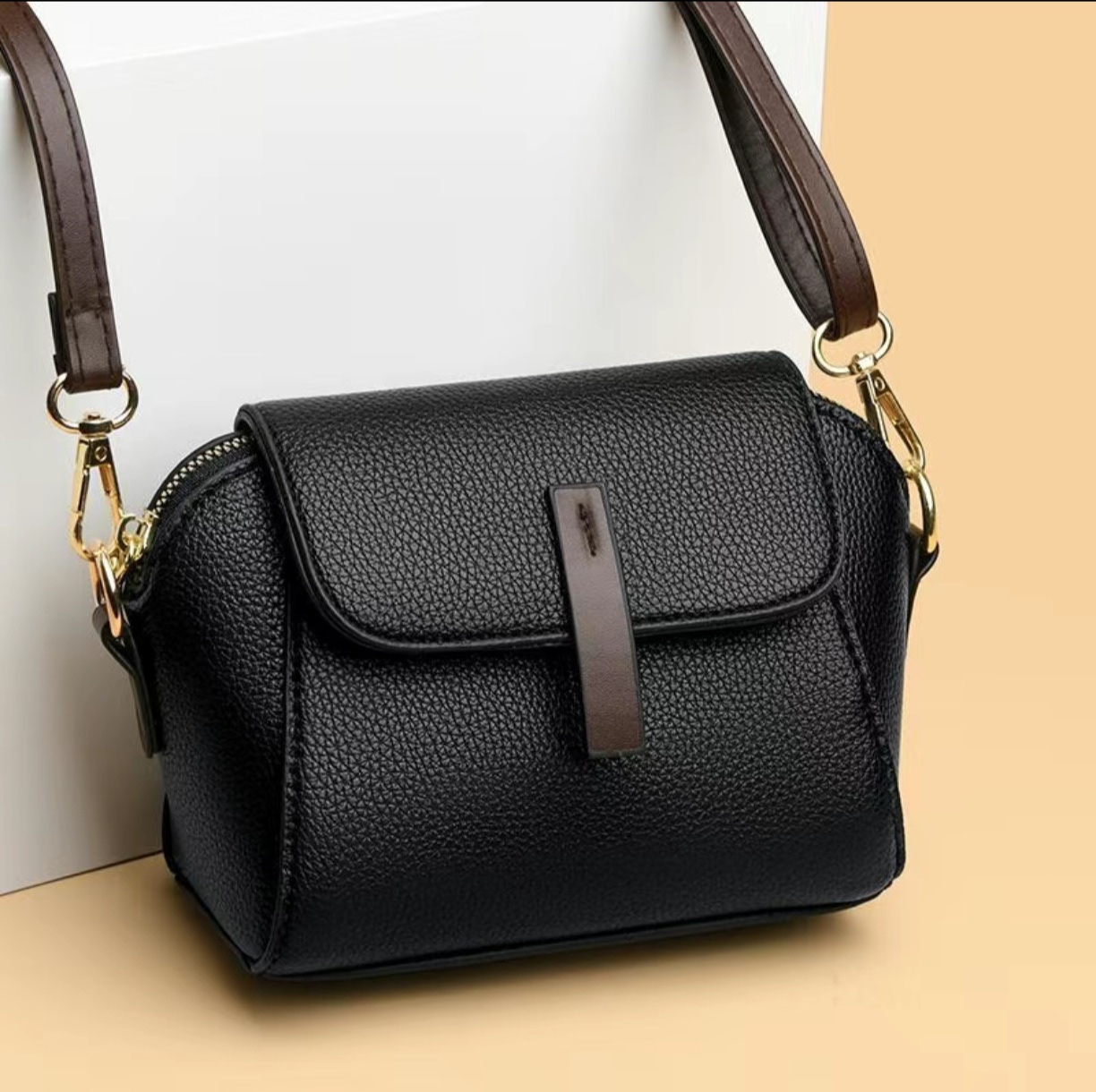 New Design Women's Genuine Leather Shoulder Bag, Fashion Small Crossbody Bag, All-match White Bag For Summer