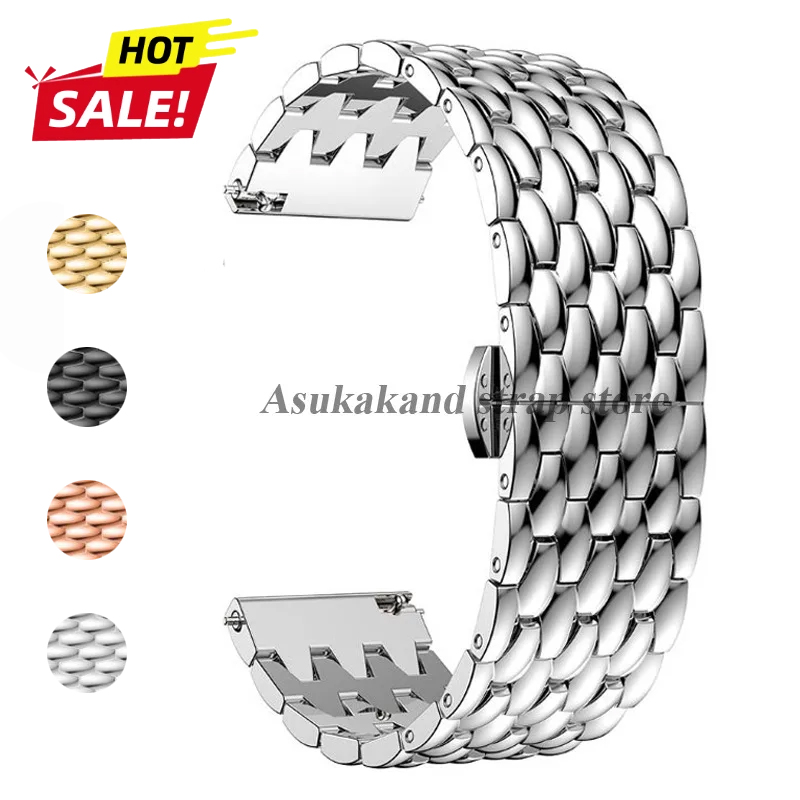 Stainless Steel Watch Bands 20mm 22mm for for Watchstrap for Quick Release Universal Women Men Bracelets