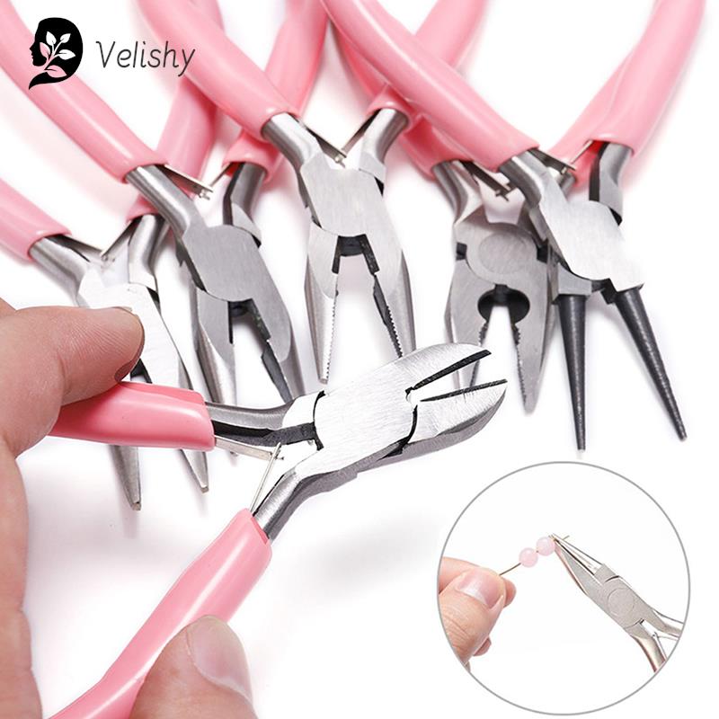 1Pc/Lot Jewelry Pliers Tools Equipment Kit Long Needle Round Nose Cutting Wire Pliers For DIY Jewelry Making Tool Accessories