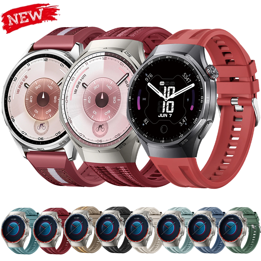 Sport Band for Huawei GT6 Pro 46mm Official Soft Silicone Watchband Strap for Huawei WATCH band GT6Pro 46mm Bracelets straps