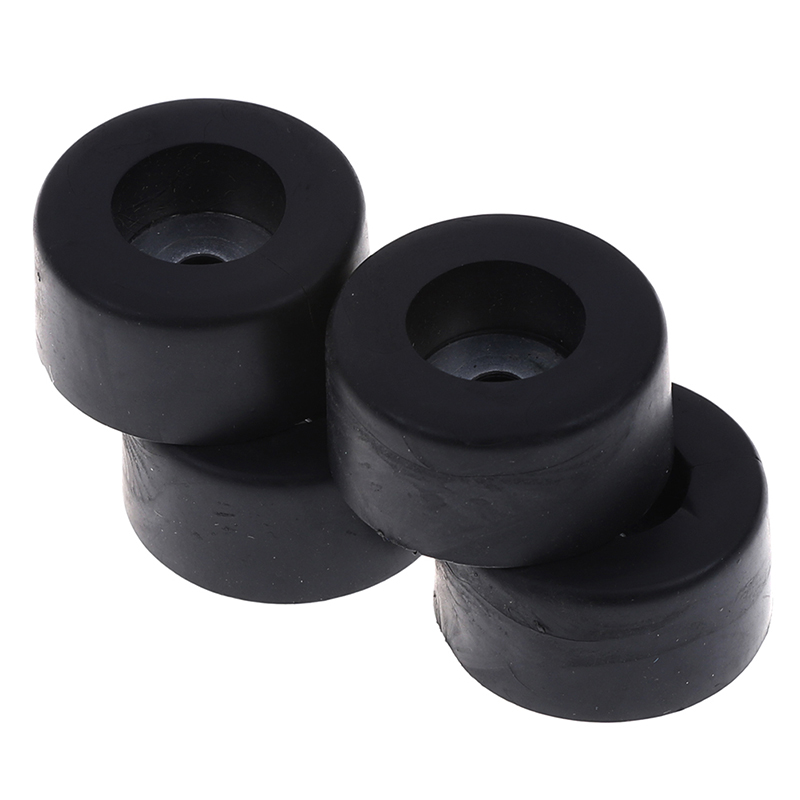 Durable Black Cabinets Rubber Feet Damper Pad Base 38MM X 19MM Large Case Speaker Accessories