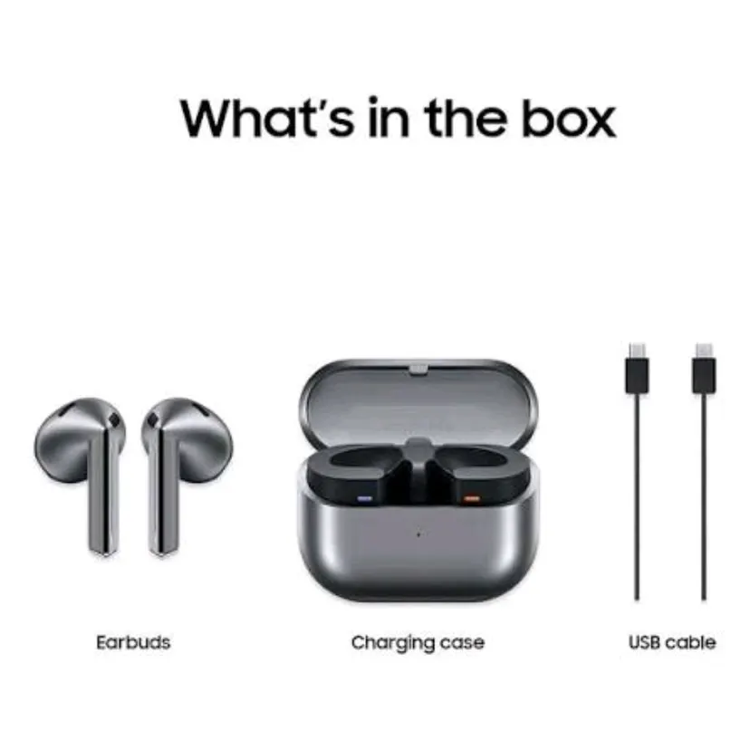 Galaxy Buds 3 Pro AI True Wireless Bluetooth Earbuds, Noise Cancelling, Sound Optimization, Real- Time Interpreter, Redesigned Comfort Fit