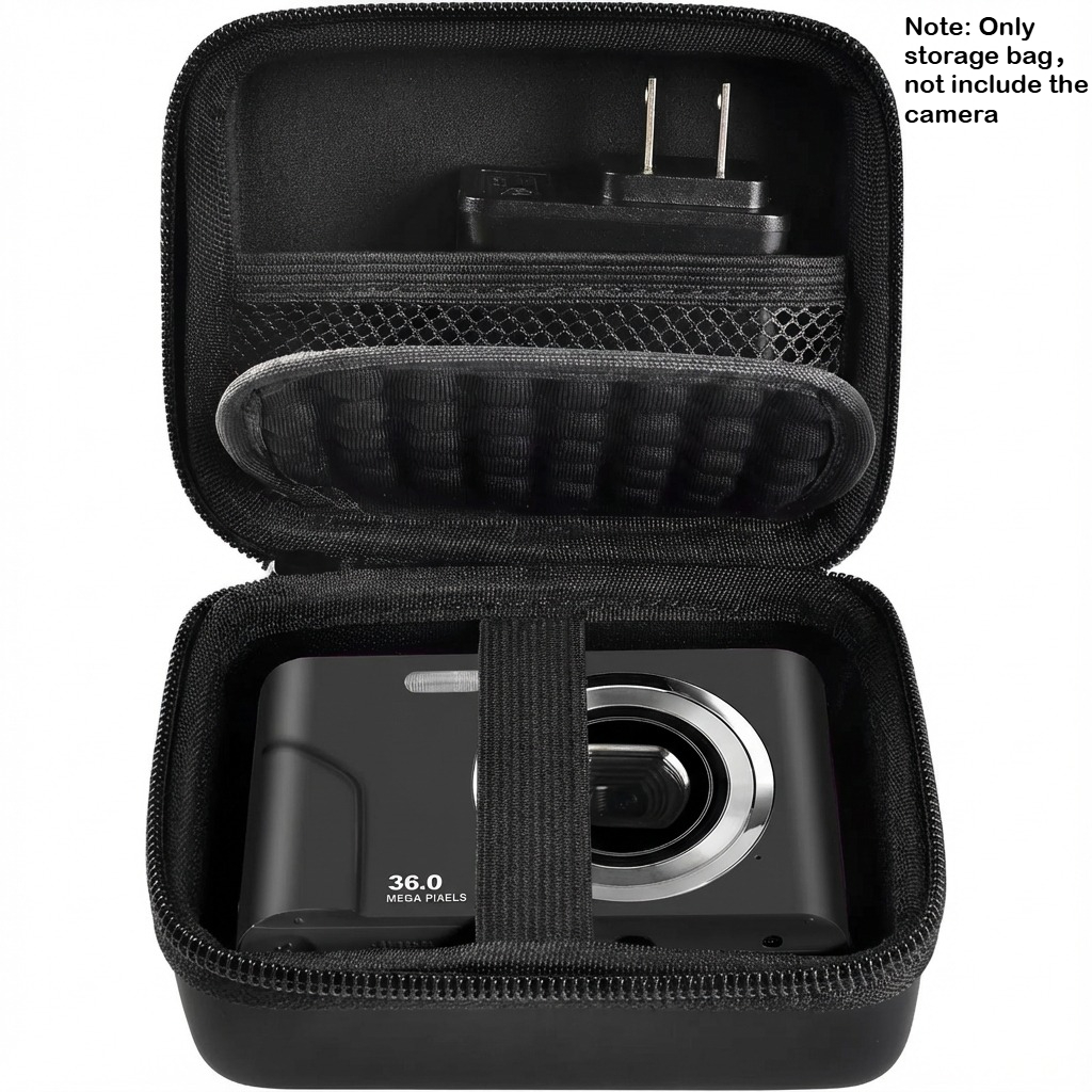 Vlogging Digital Camera Storage Bag - Compatible with Sevenat/ AUTPIRLF/ Lecran/ AbergBest/ Aufoya/ Kodak Pixpro (Bag Only)