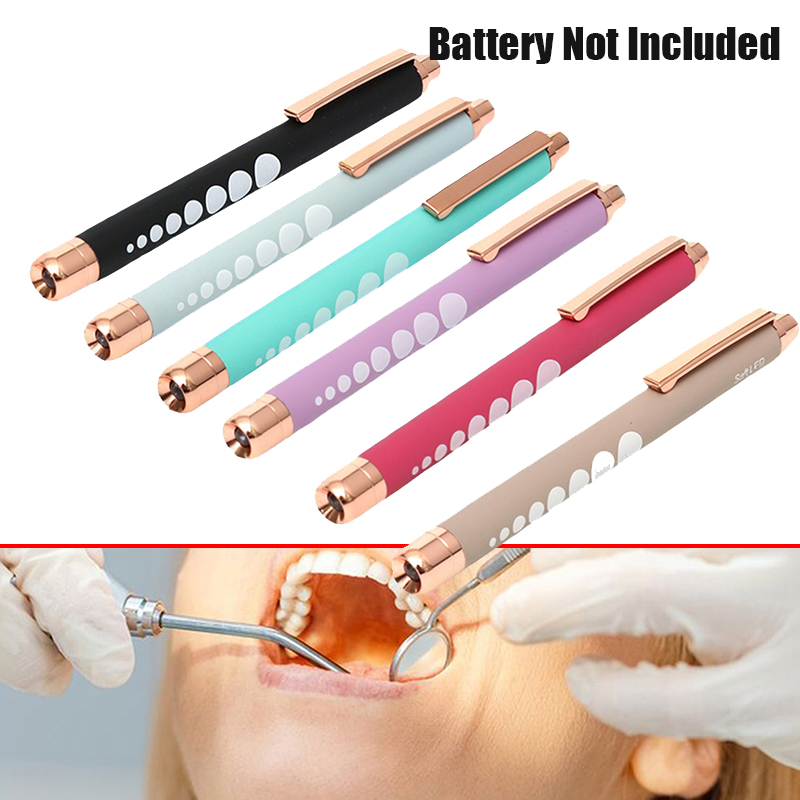 Mini Medical Pen Light Portable LED Flashlight Mini Torch White Yellow Light For Doctor Nurse Diagnosis Measurements Penlight