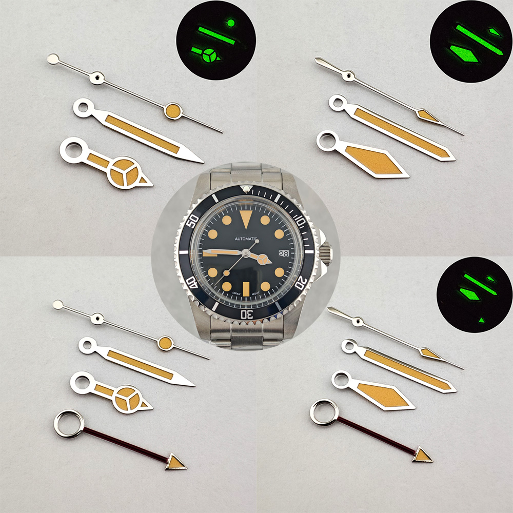 NH35 NH36 ﻿Hands High Quality C3 Green Luminous For Sky-Dweller Watch Hands Fit NH35/NH36/4R/7S Movement