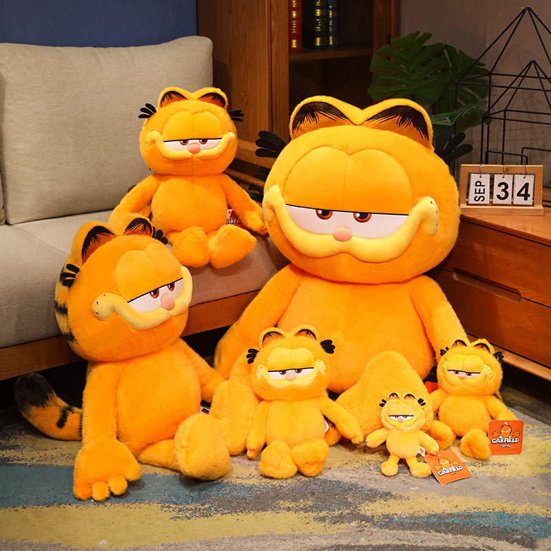 Original Big Size Garfield Plush Toy Cute Garfield Obese Cat Fluffy Stuffed Doll Birthday Great for Boys Girls