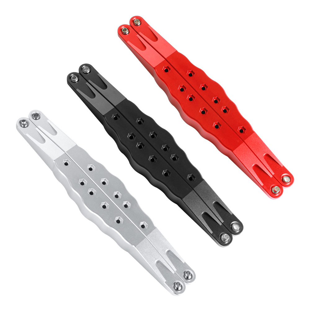 1 Pair CNC Aluminum Alloy Rear Lower Keel 2.0 for 1/6 RC Car Losi Super Baja Rey Los05013
