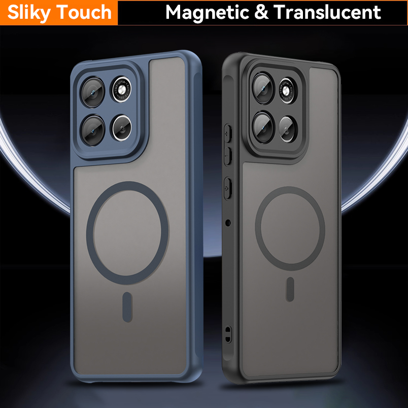 Magnetic Luxury Matte Translucent Armor Shockproof Case For Pixel 10 10 Pro XL 10Pro For Magsafe Wireless Charge Cover