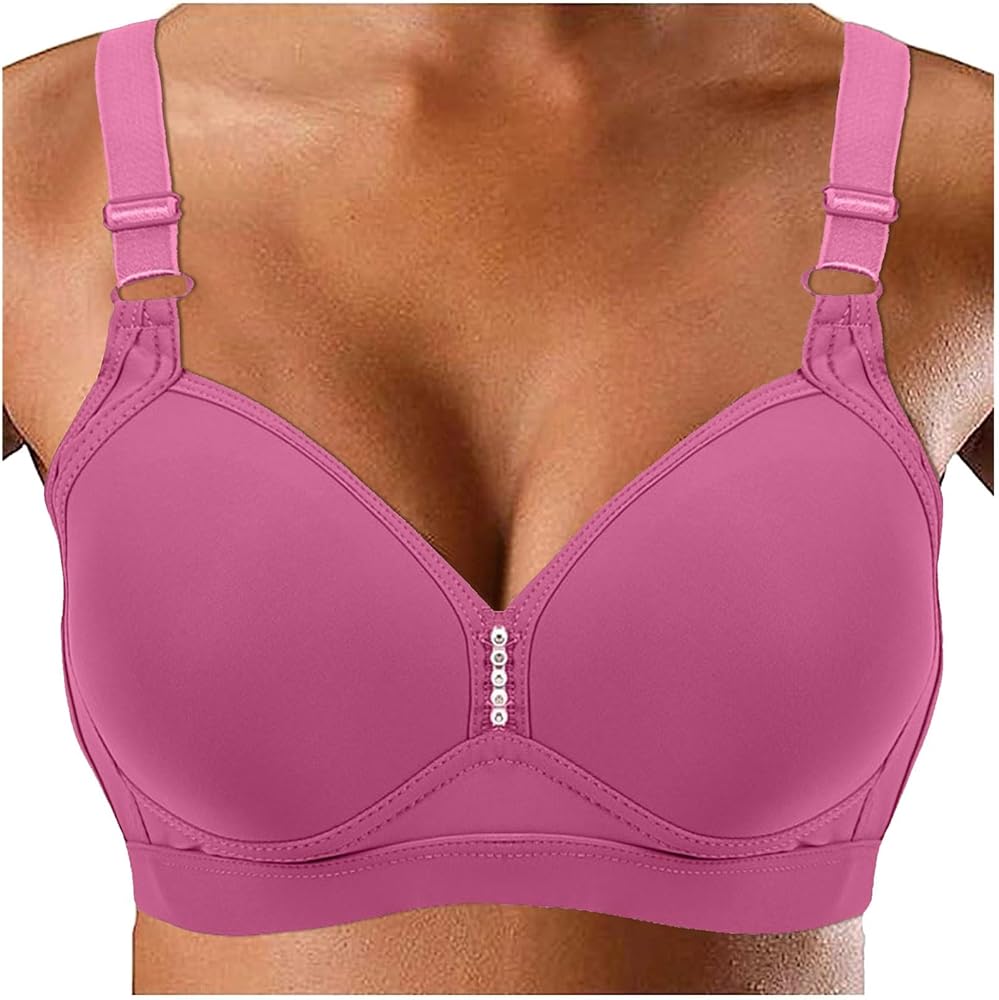 Thin Wireless Soft Padded Push Up Bra For Women B Cup