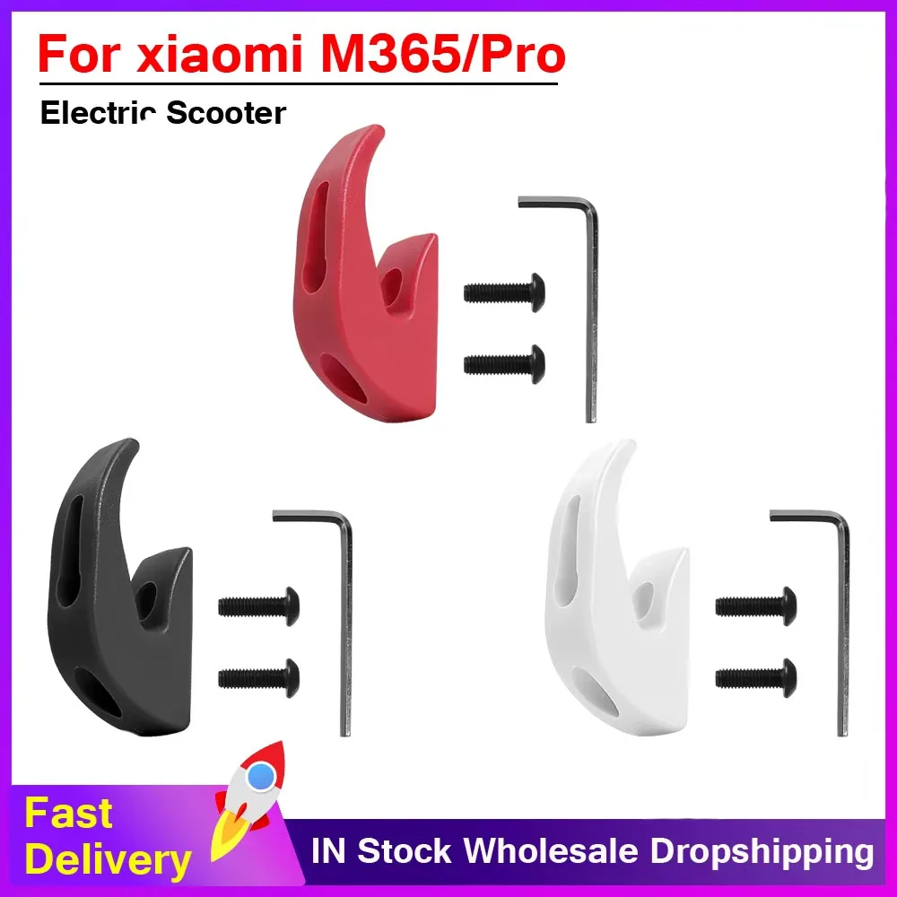Front Hook Hanger Electric Scooter Helmet Bags Grip For Xiaomi Mijia M365 Pro Scooter Grip Handle Hook Part Red//White/ /Black