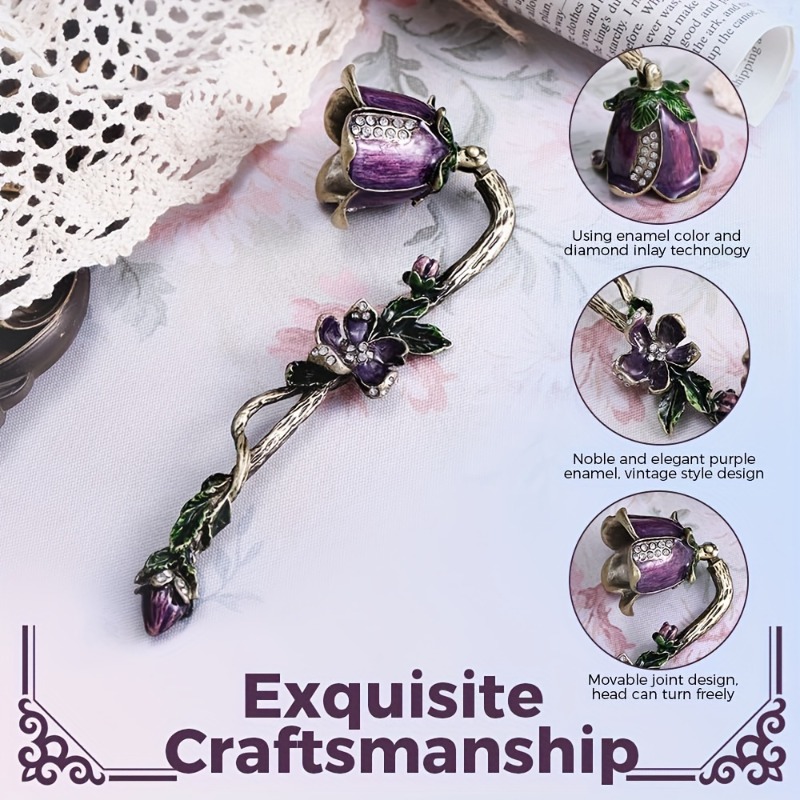 1pc Exquisite Craftsmanship Metal Candle Snuffer,Vintage Unique Design,Flame Safety Long Handle Extinguisher,Candle Accessories