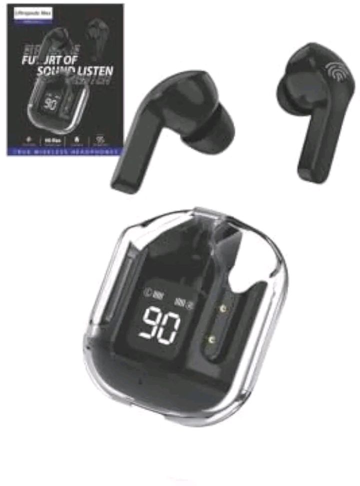 Bluetooth Ultrapods Max Earbuds wireless Earbuds With Acenflows Enc Noise cancelling And Wifi dual Stereo Microphones