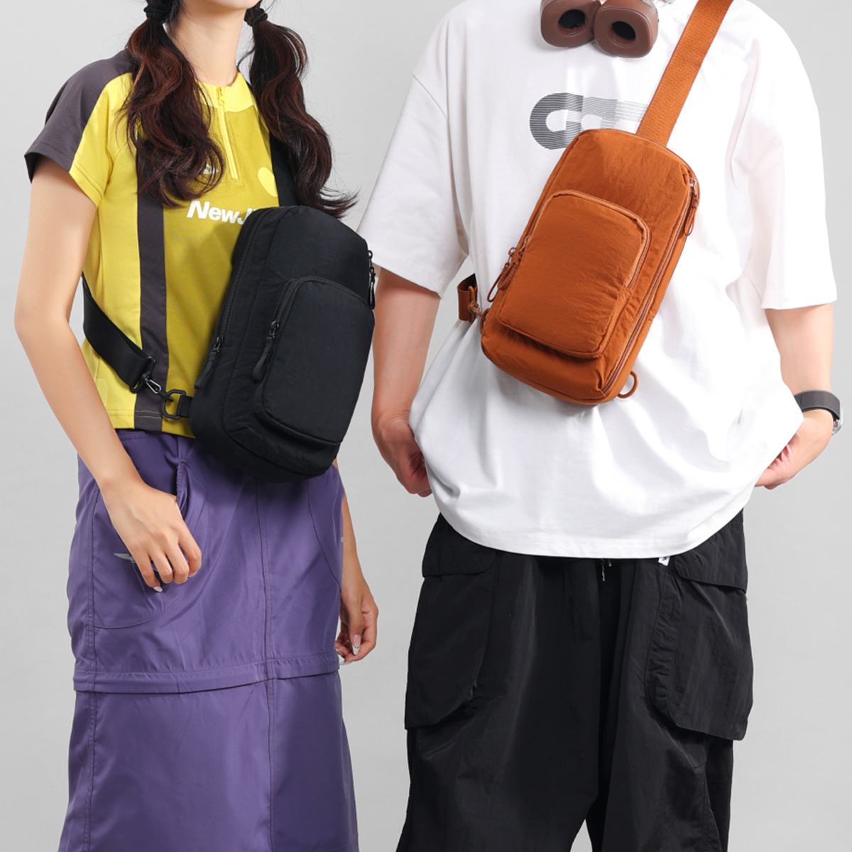 Multifunctional Chest Bag for Men 2026 New Official Outdoor Casual Lightweight Small Shoulder Crossbody Bag for Women Couple Style Hiking Sports Cycling