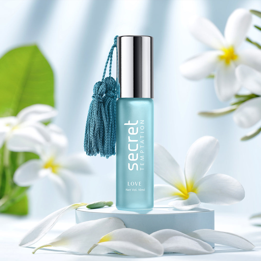 Secret Temptation Love Perfume Roll-On | Long-Lasting Floral Fragrance | Premium 10ml Travel-Friendly Bottle with Elegant Tassel