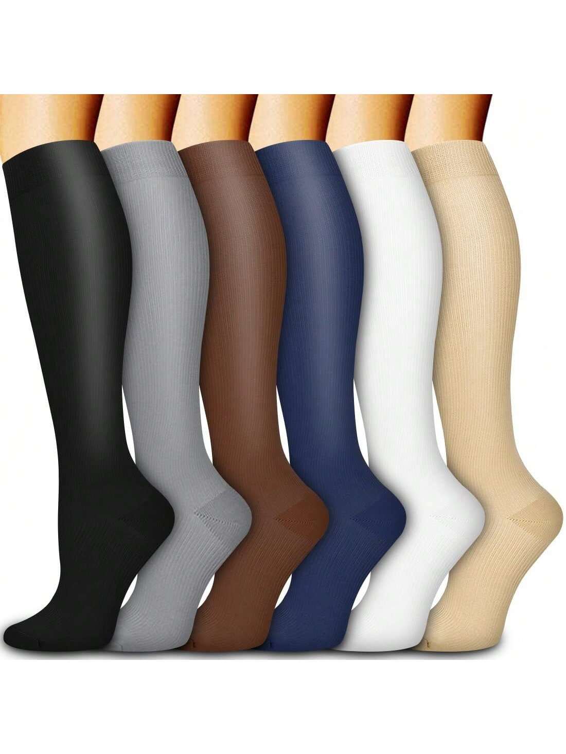 1 Pair Of Sports Compression Socks For Both Men And Women, Warm For Running, Cycling And Playing Football