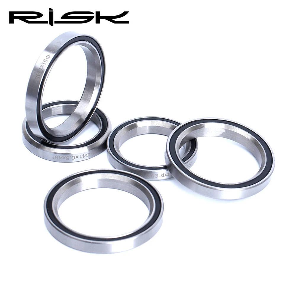Risk 41/41.8/47/49/52mm Bicycle Headset Bearing Repair Parts MTB Road Bike Headset Repair Steel Parts Accessories