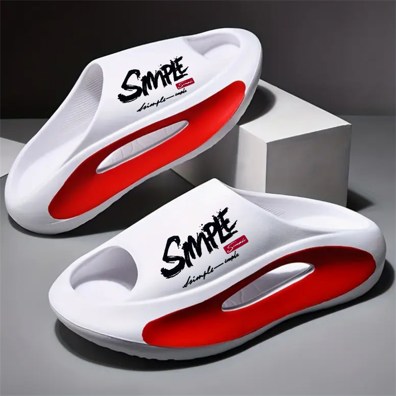 Men's Slippers EVA Non-slip Slides Unisex Fashion Slippers Summer Comfortable Sandals Men's Slides Home Indoor Shoes Big Size