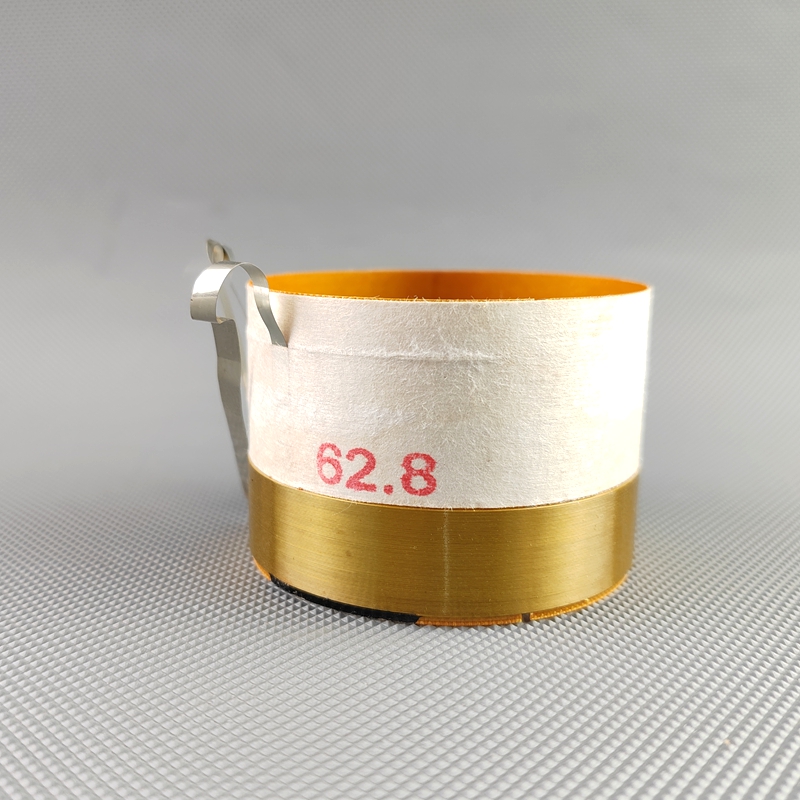 62.8mm Woofer Voice Coil pure aluminum Flat Wire For EV Bass Speaker Repair Parts For Professional Audio System Speaker