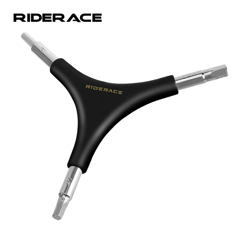 3 Way Bike Hex Keys Wrench 4/5/6mm Y Shape Allen Key Triangle CR-V Steel Multifunctional Mountain Road Bicycle Repair Tool
