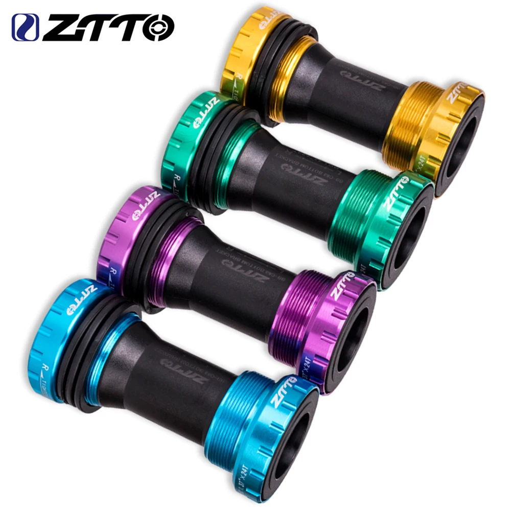 ZTTO BSA Bottom Bracket 68mm 73 Thread Lock CERAMIC Bearing Available MTB Road Bike Frame 22 24mm 30 Axle DUB Crank Crankset