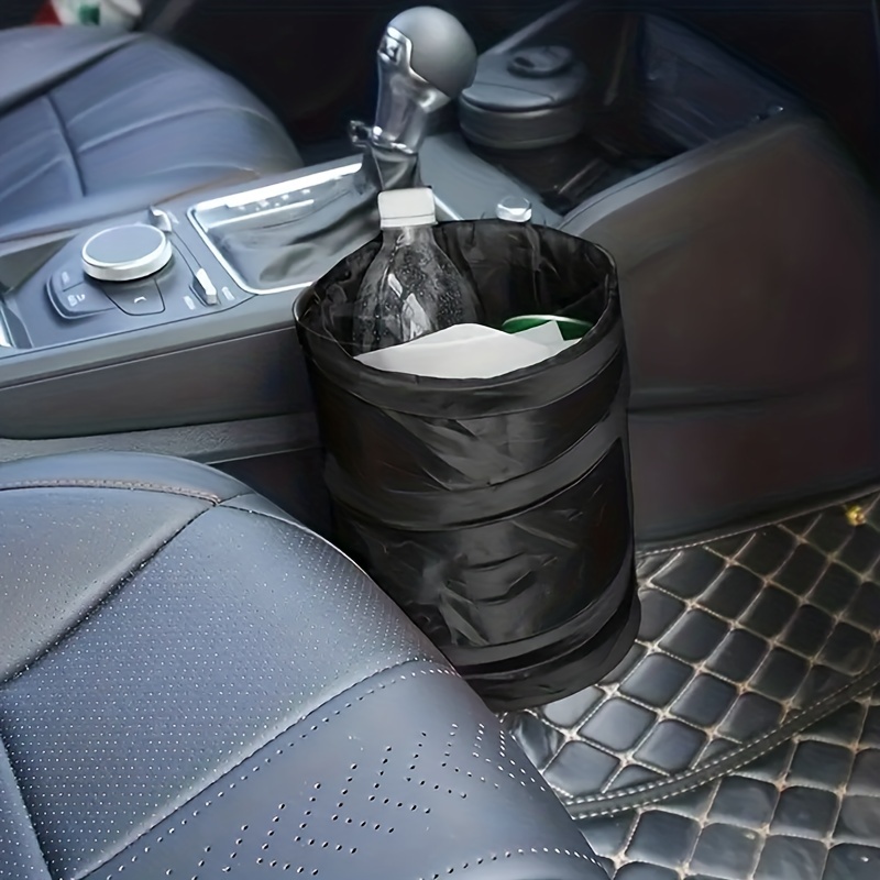 Car Trash Can Portable Durable Foldable Hanging Car Storage Bucket Chair Back Oxford Cloth Storage Bag Trash Can storage box