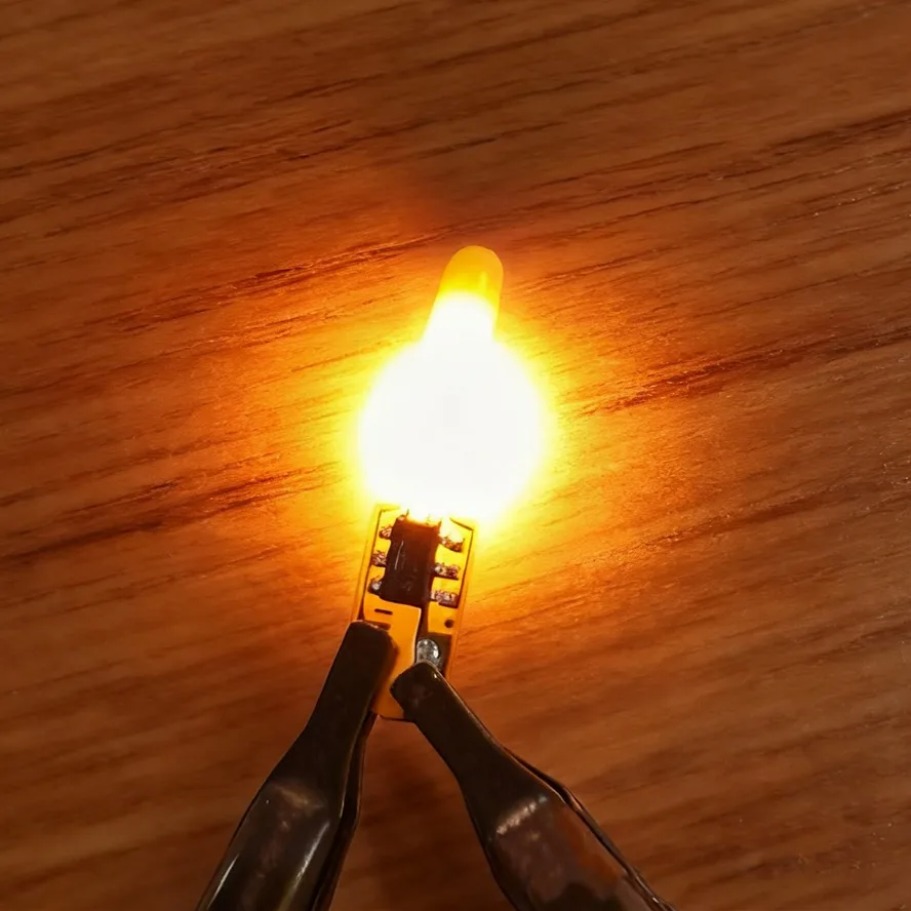 DC 3V LED Flash Flame Candles 1800K Edison Bulb LED Filament COB Diode Holiday Party Decoration Light Bulb Accessories 1-10pcs
