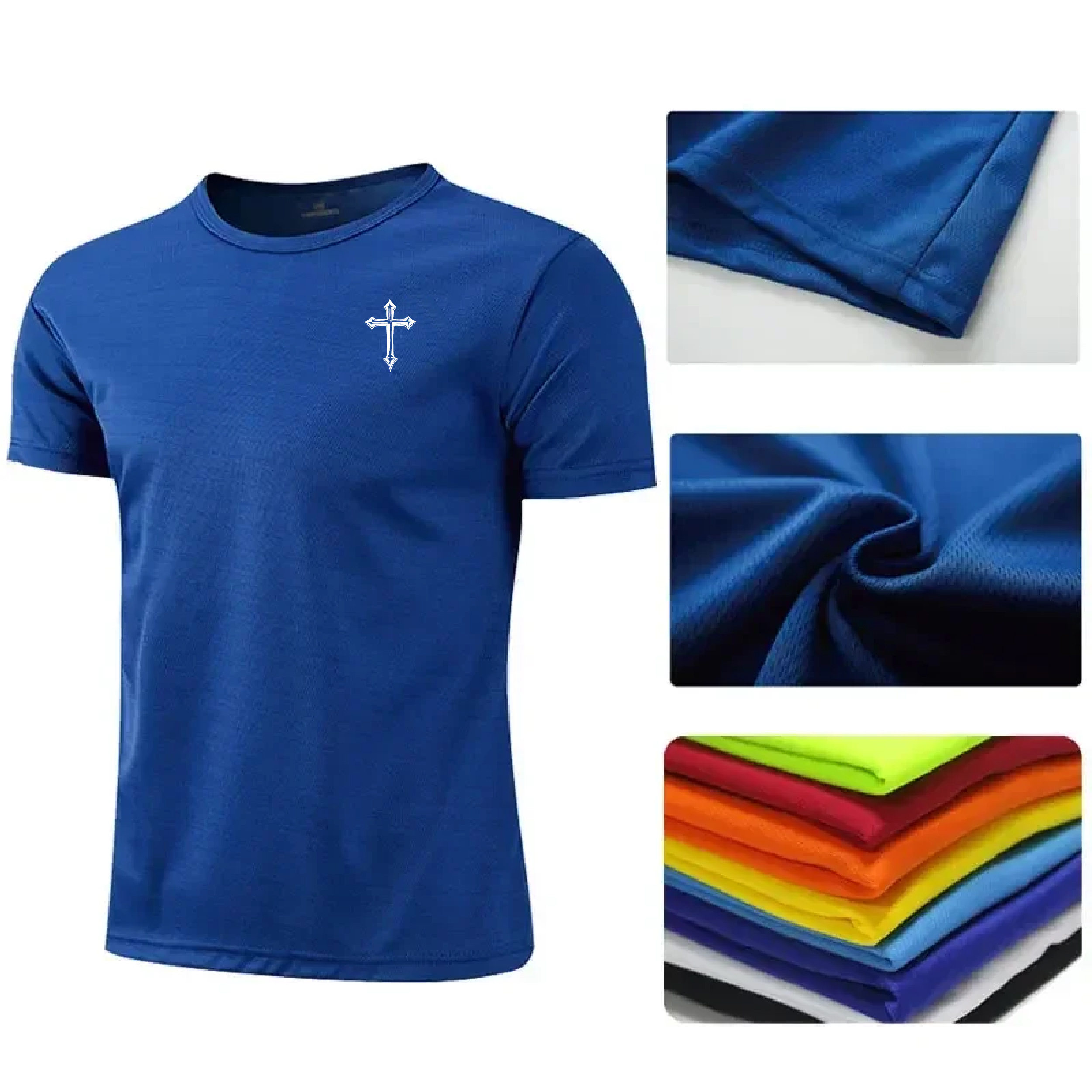 Quick Dry Running Shirt Football Shirt Men's Sportswear Men's Jogging T-shirt Quick Dry Compression Sports T-shirt Gym