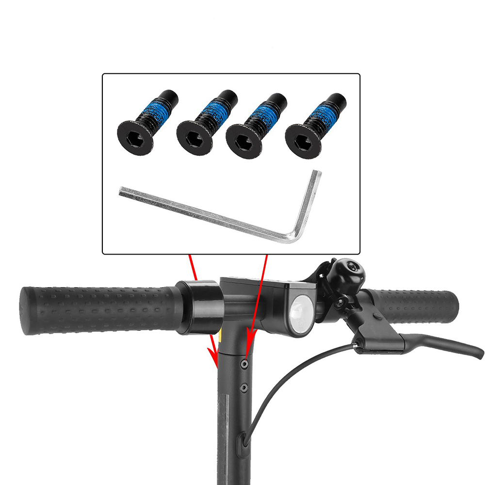 Screw For Ninebot F40 F30 F20 P100S P65 MAX G2 G65 G30 G30D Electric Scooter Front Fork Tube Pole Dahsboard Base Parts