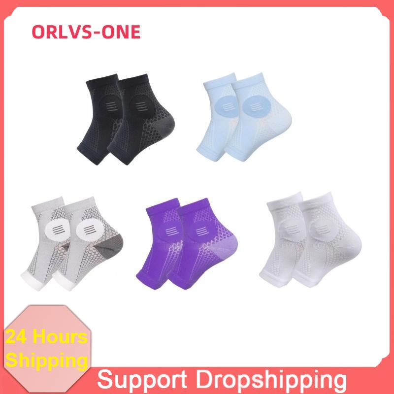 1Pair Compression Socks Ankle Soothe Relief Socks Neuropathy Socks for Men Women Comfortable Breathable Plantar Fasciitis Socks