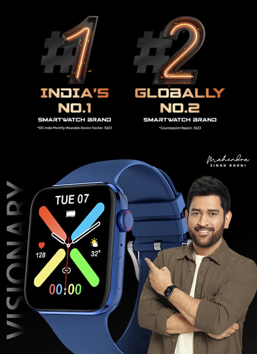 Fire-Boltt Visionary 1.78" AMOLED Bluetooth Calling Smartwatch SPO2 & Heart Rate