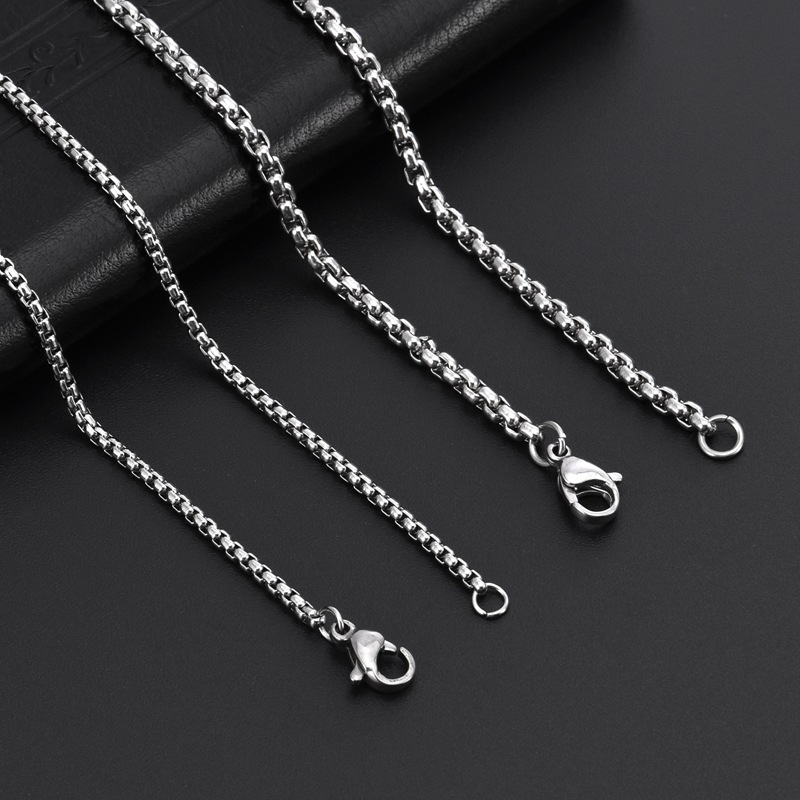 Fashion Stainless Steel Necklace For Women 3MM/4MM/5MM Wide Snake Chain Choker Men Trendy Party Jewelry Accessories