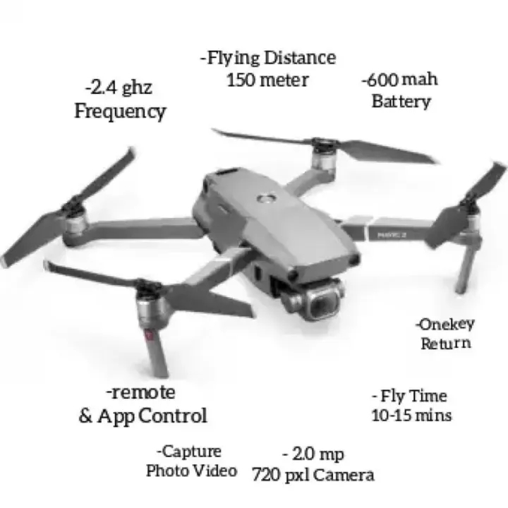 DroneWith Battery,Bag,Camera And Stability